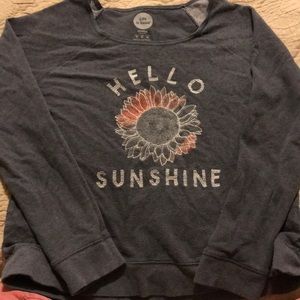 Hello Sunshine crew sweatershirt